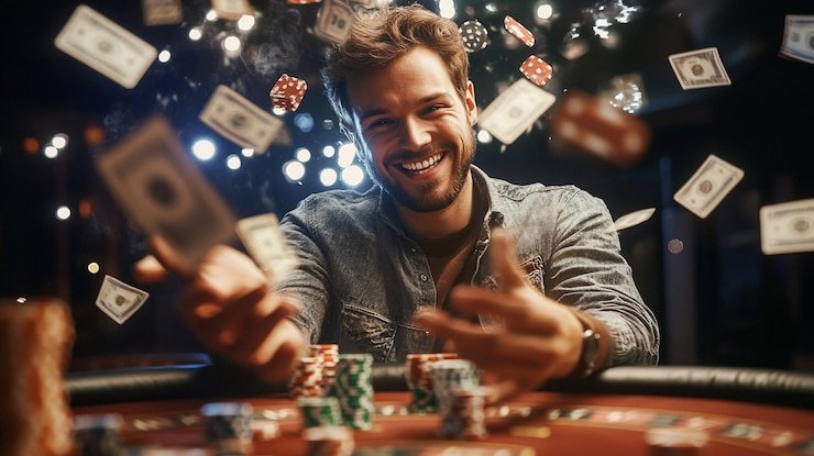 Pengguna menikmati hiburan online dengan fitur responsible gaming di densustoto